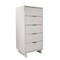 Manhattan Comfort Granville White 5-Drawer Tall Dresser and 3-Drawer Standard Dresser, Set of 2 GRAN011 - alternate 2